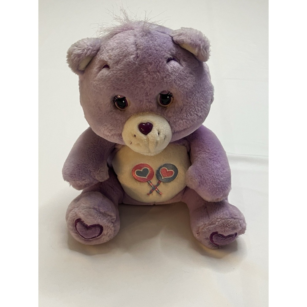 Vintage 2004 Purple Care Bear Electronic Reads Goldilocks And The Three Working